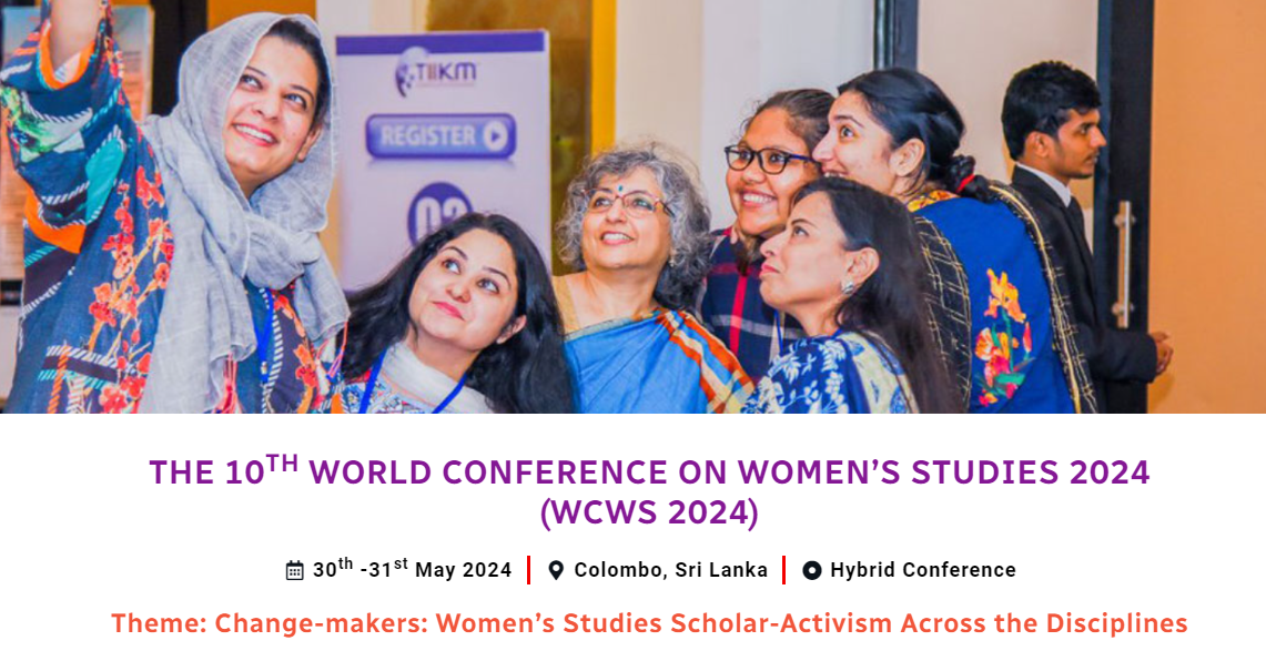 WCWS 2024 The 10th World Conference on Women's Studies 2024